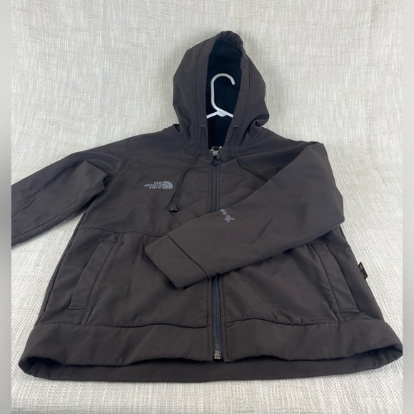 The North Face Girls S/P Gore-Tex Dark Brown Jacket - Picture 2 of 7